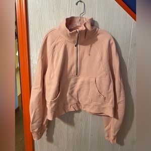 EUC lululemon oversized funnel neck cropped scuba size XL/XXL